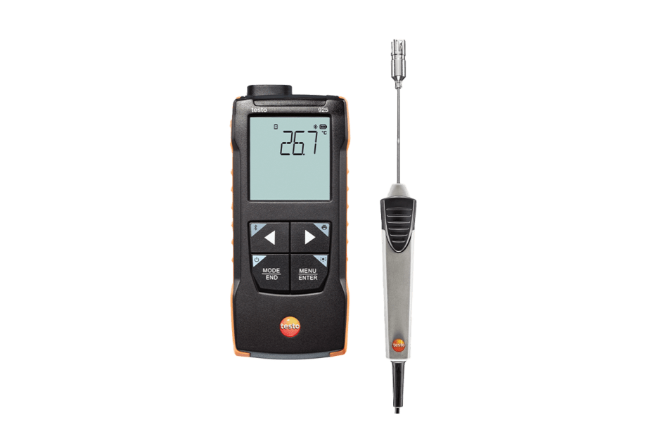 testo 925 Set mit Oberfl&auml;chenf&uuml;hler