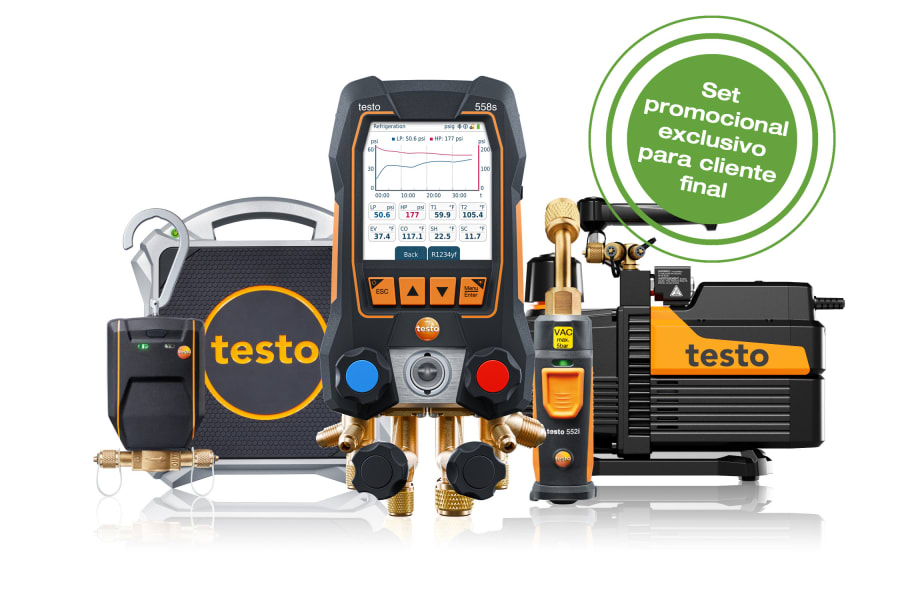 Set Pro para instaladores AC/Bomba de calor y frigoristas.