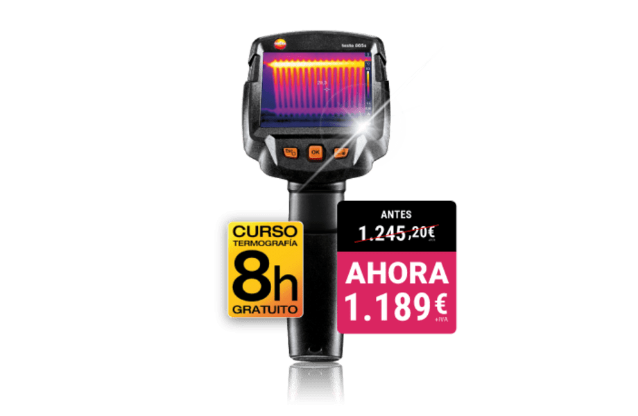 C&aacute;mara termogr&aacute;fica testo 865s en promoci&oacute;n