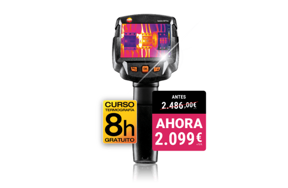 C&aacute;mara termogr&aacute;fica testo 871s en promoci&oacute;n