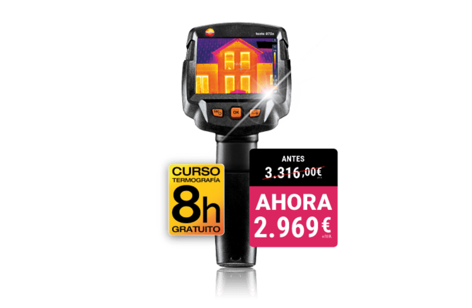 C&aacute;mara termogr&aacute;fica testo 872s en promoci&oacute;n