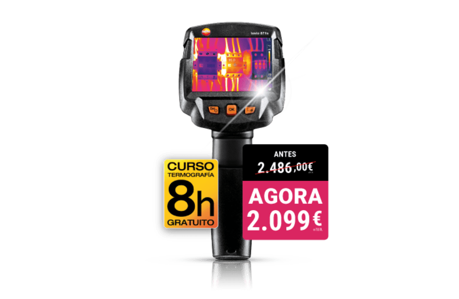 C&acirc;mara termogr&aacute;fica testo 871s em promo&ccedil;&atilde;o