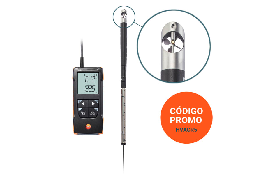 Anem&oacute;metro testo 416 en promoci&oacute;n