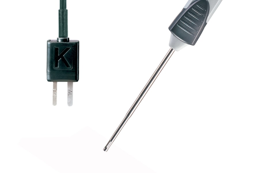 Detalle punta de la sonda y conector