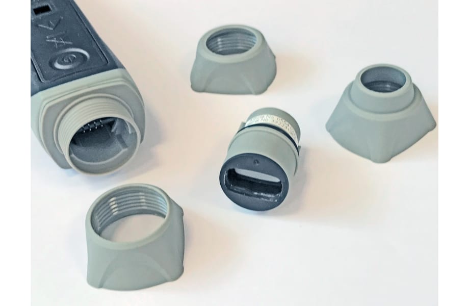 Adaptadores para sondas termopar y cabezales en la empu&ntilde;adura inal&aacute;mbrica testo