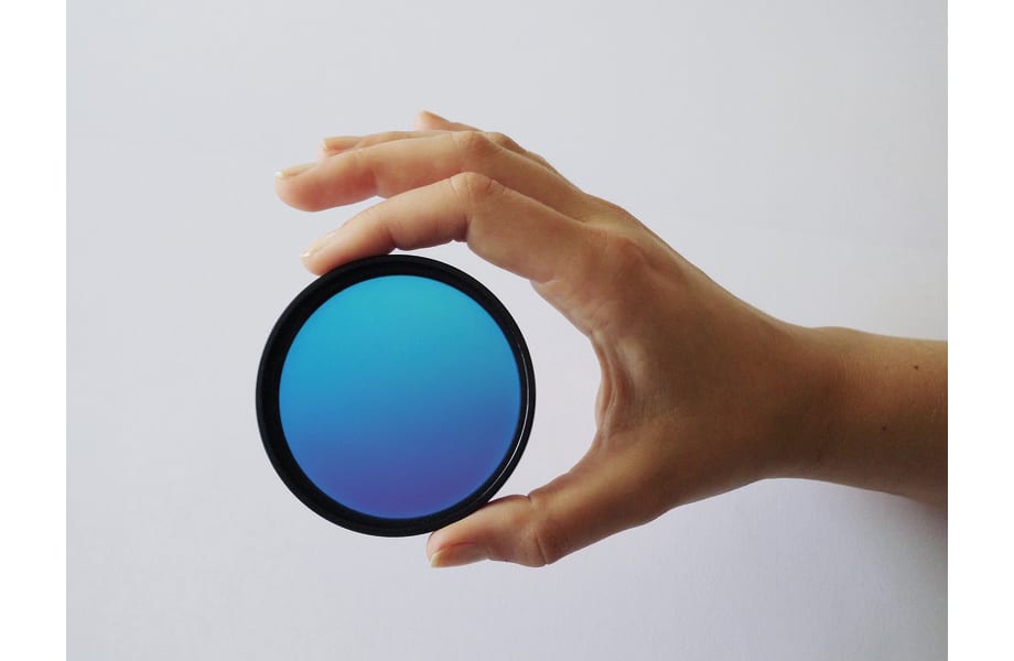 Lens protection glas