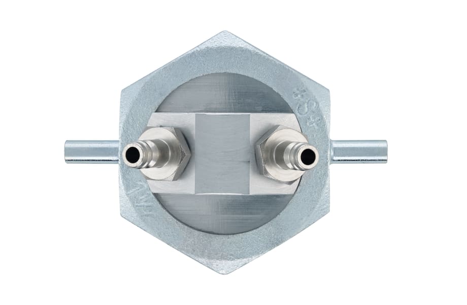 Single-pipe counter cap