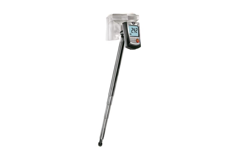 Anem&oacute;metro t&eacute;rmico testo 405 con pantalla giratoria