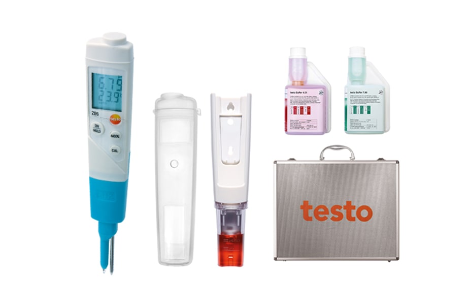 Set pHmetro testo 206 pH2