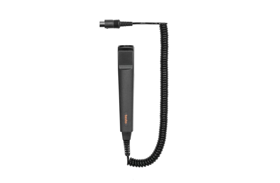 Handle for plug-in measuring tip