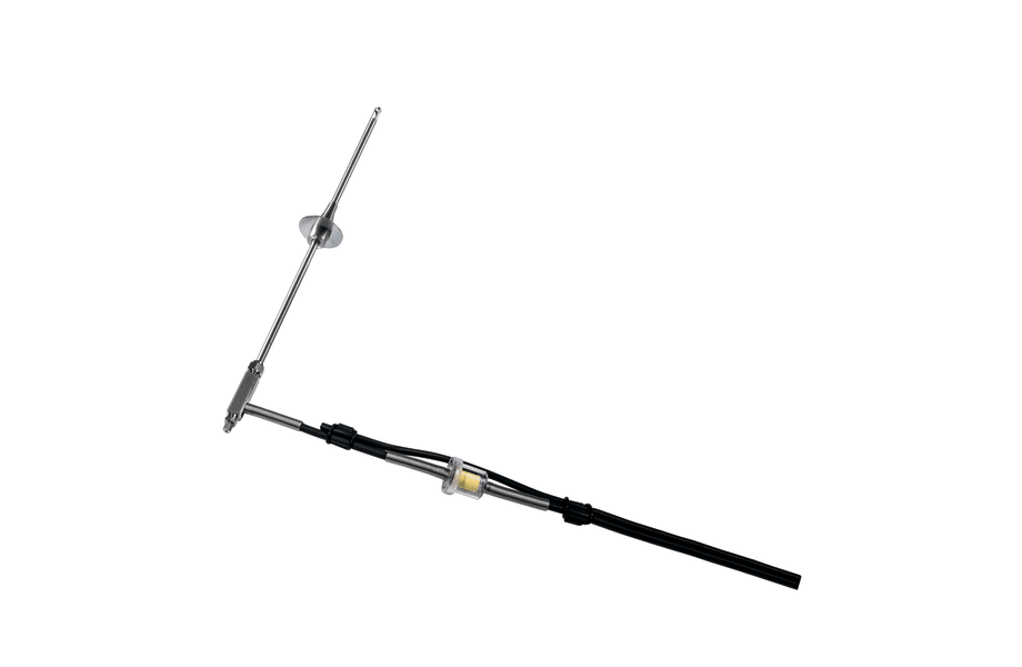 Flue gas probe for industrial engines