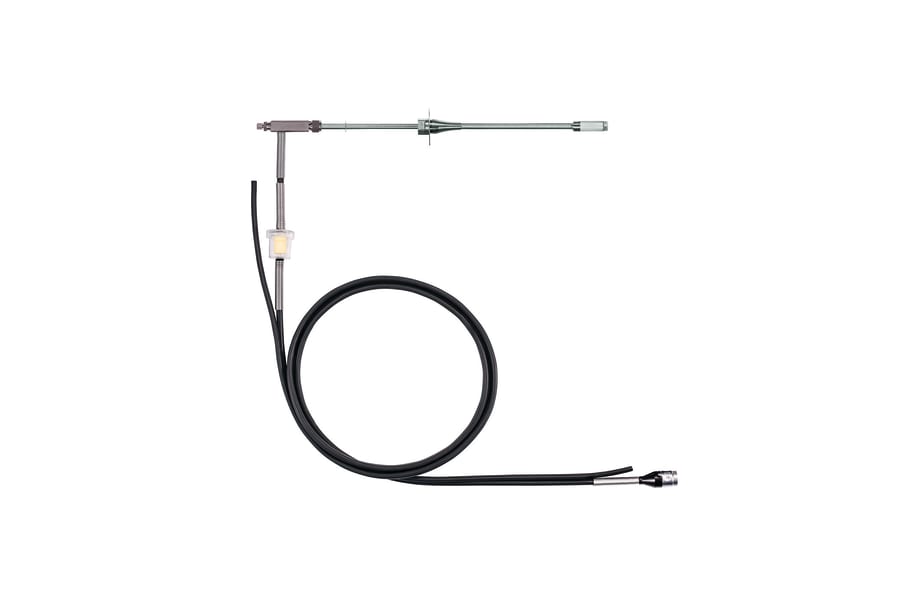 Flue gas probe with preliminary filter