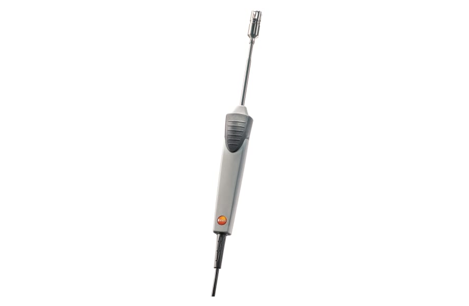 Fast-action surface probe with sprung thermocouple strip