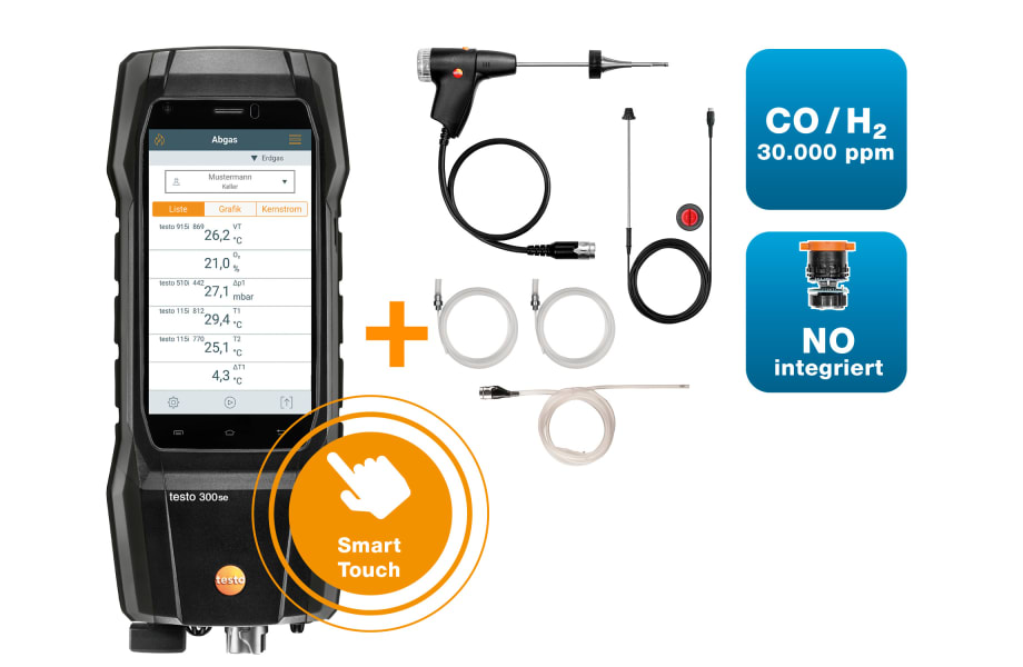 testo 300 SE Longlife Set NO inkl. BT&reg; Connector