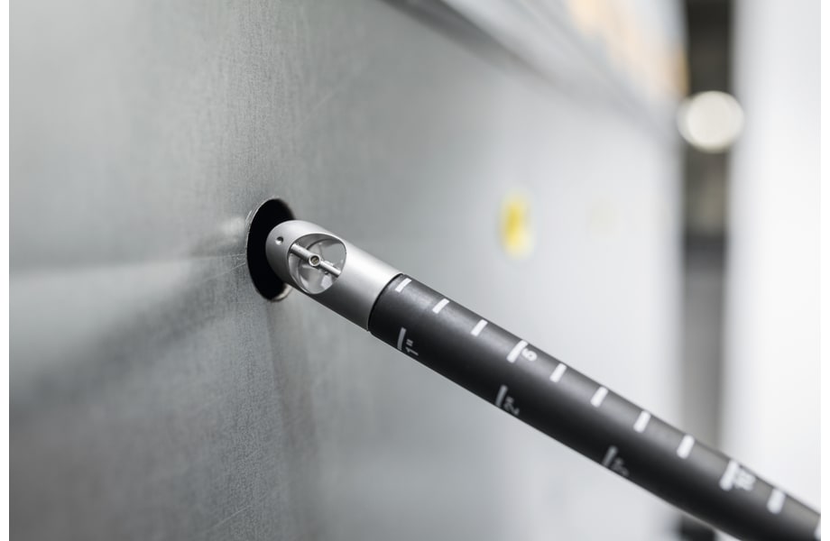 Vane probe (&Oslash; 16 mm) with scaled telescope