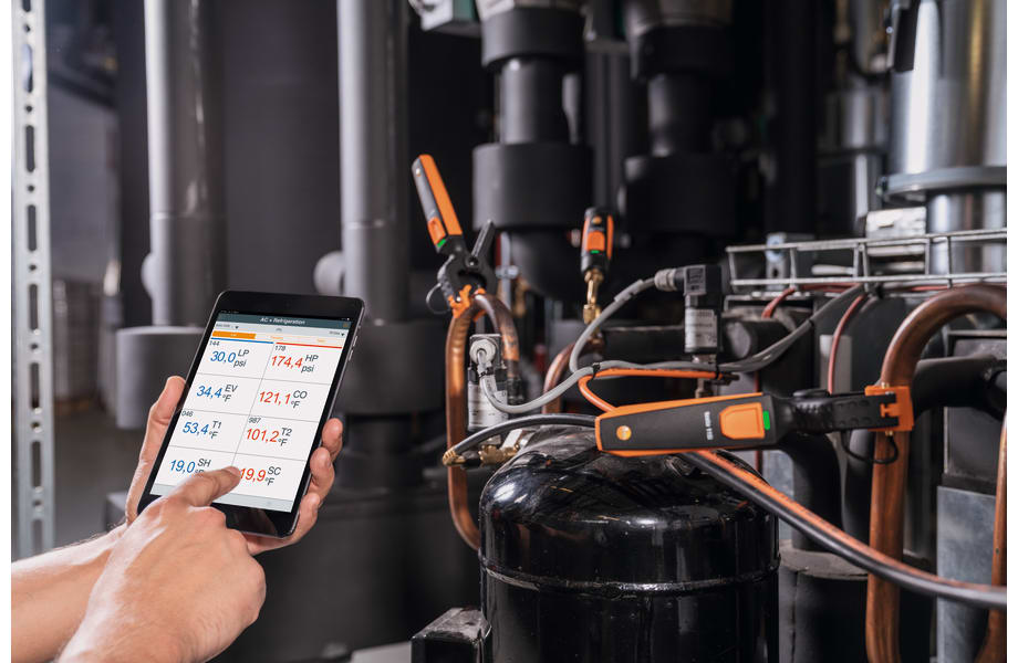 application testo Smart Probes HVAC/R Complete Kit