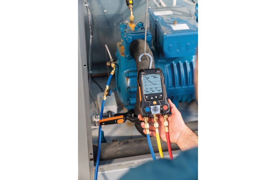 Anwendung  testo 550s