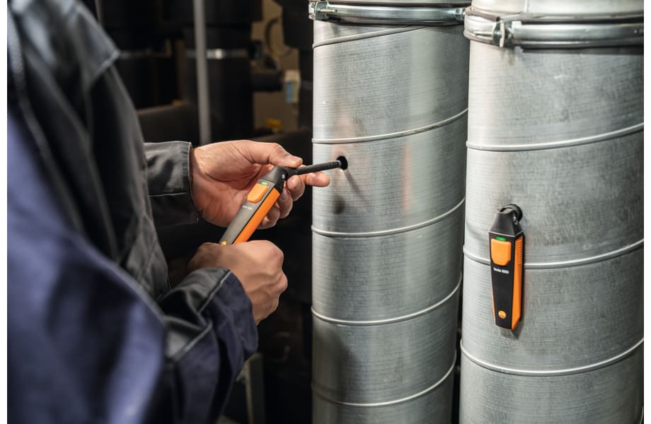 application testo Smart Probes AC &amp; Refrigeration Test &amp; Load Kit
