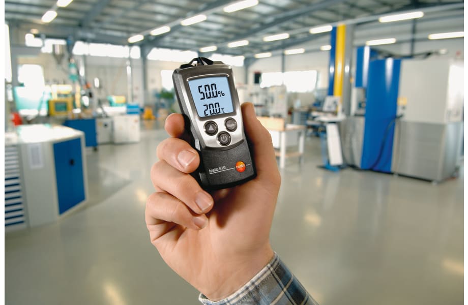 testo 610  vocht- en temperatuurmeter