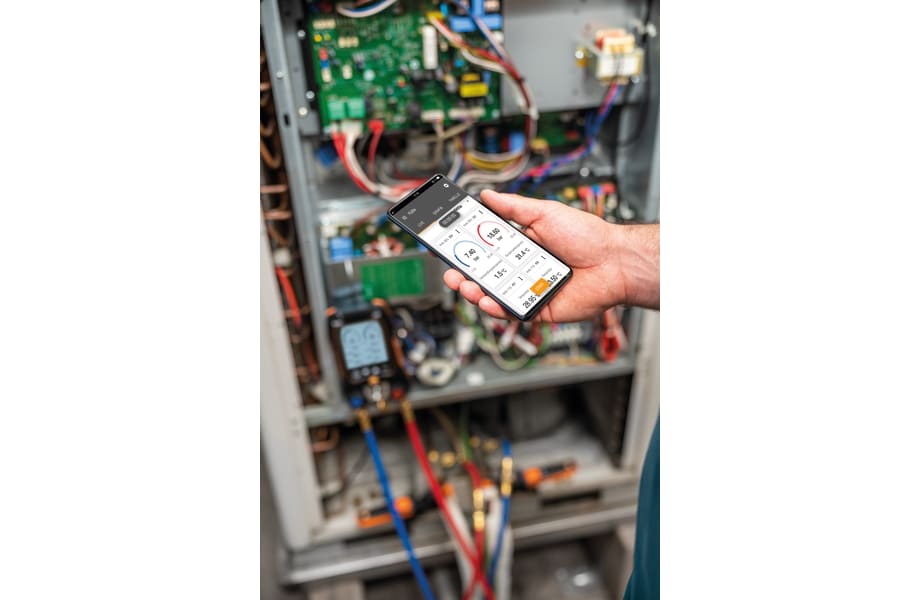 Anwendung testo 550s