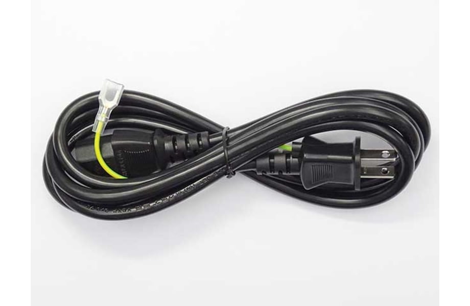 Power cord with USP port