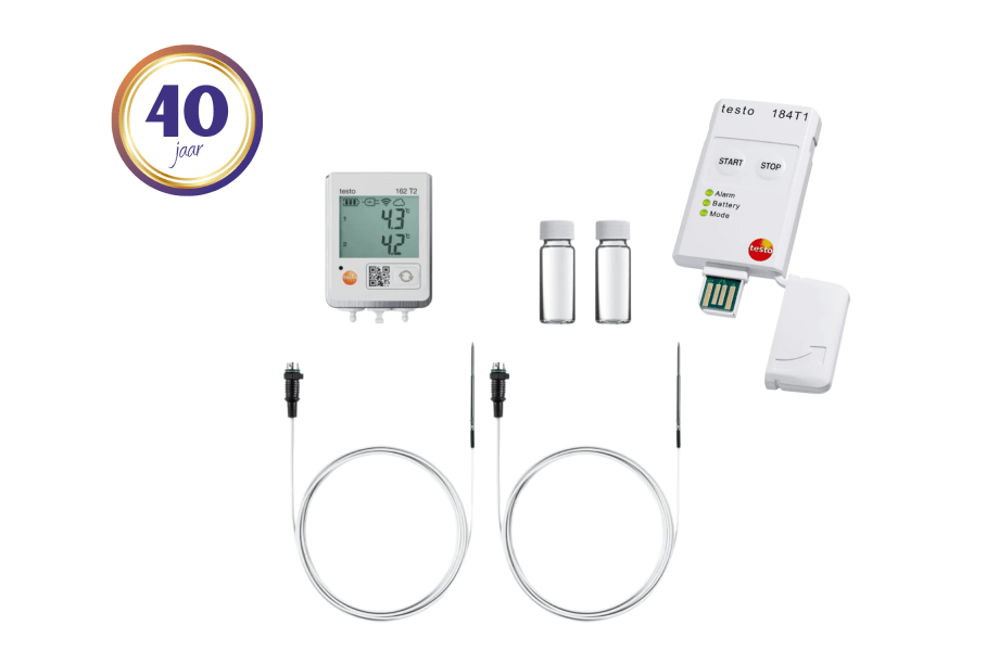 testo-162 anniversery set cold chain monitoring