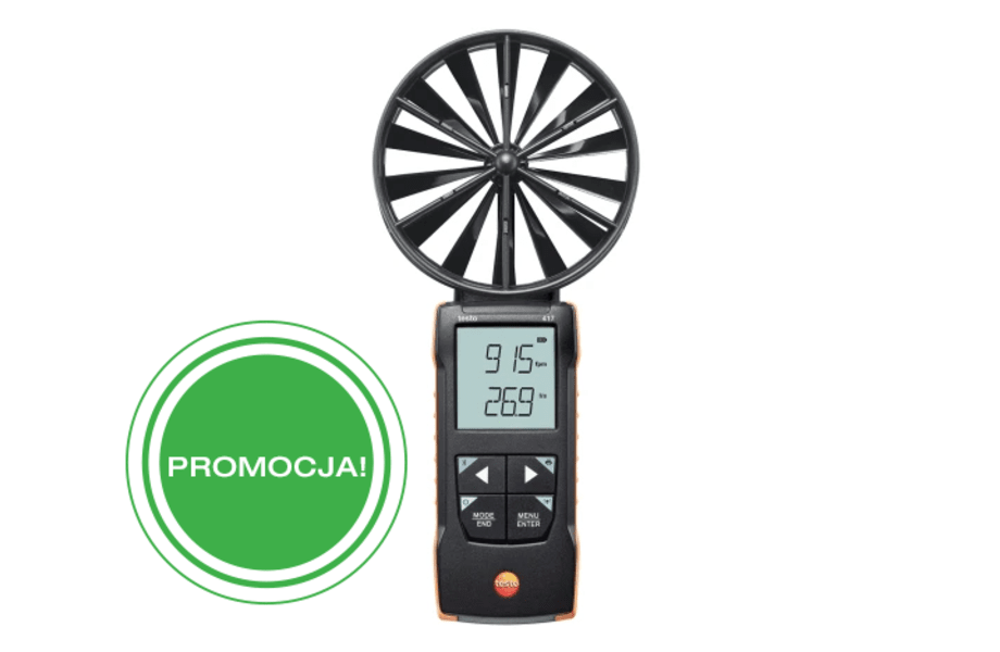 testo 417 - anemometr wiatraczkowy