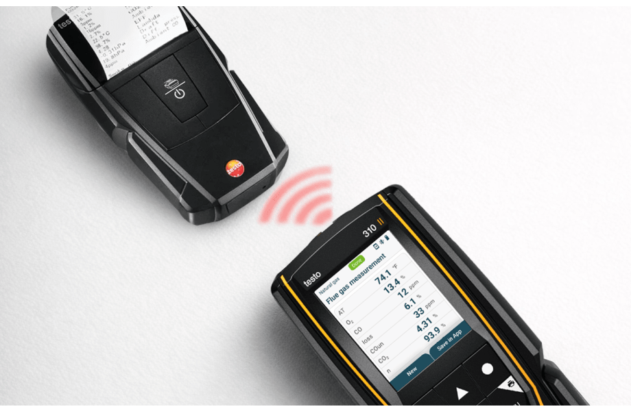 testo 310 and IR Printer