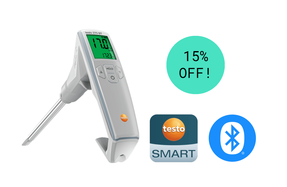 testo 270 BT frying oil tester