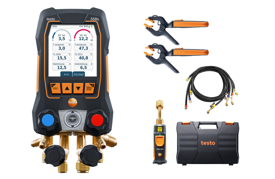 testo 558s Smart Vakuum Set mit F&uuml;llschl&auml;uchen