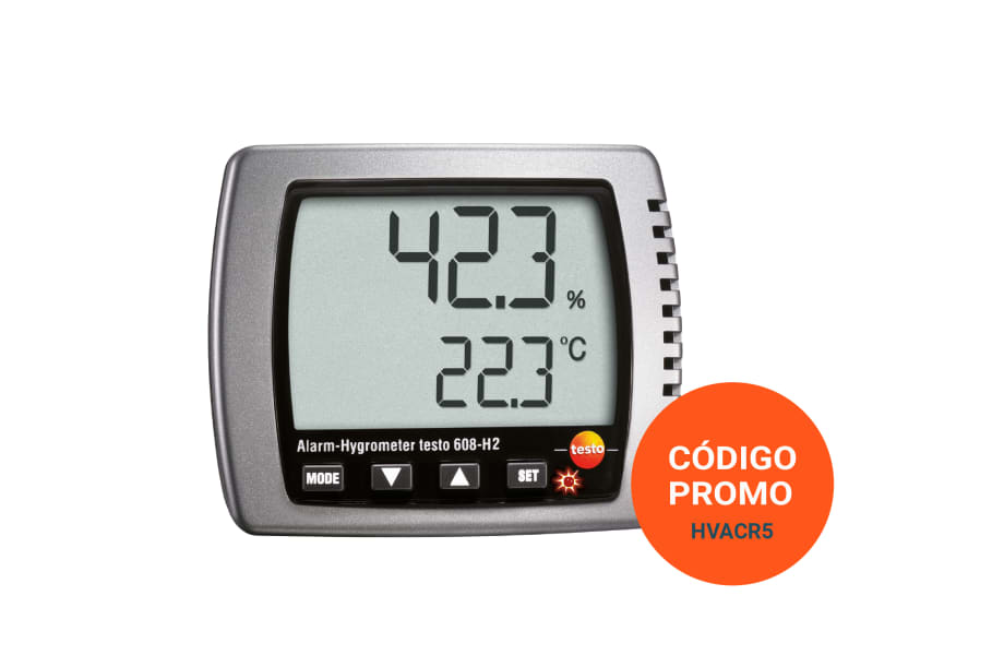 Termohigr&oacute;metro testo 608 H2 em promo&ccedil;&atilde;o
