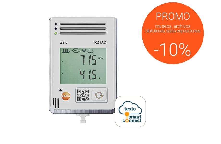 Data logger WiFi testo 162 IAQ, en promoci&oacute;n