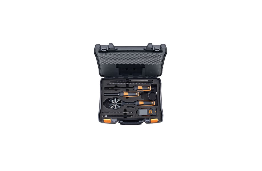 Mallette pour la mesure du d&eacute;bit volum&eacute;trique pour le testo 440
