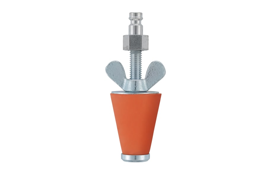 Conical test stop