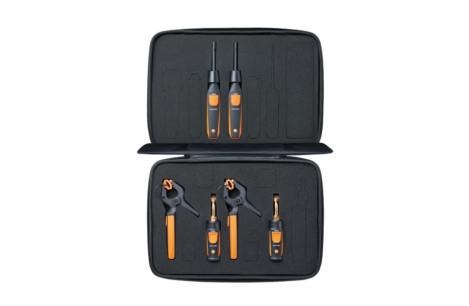 contenu de la livraison de testo Smart Probes AC &amp; R&eacute;frig&eacute;ration Plus
