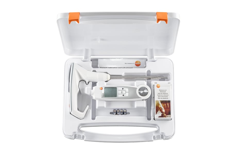 Cooking oil-temperature kit