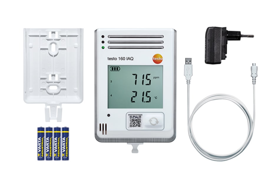 contenu de la livraison de testo 160 IAQ