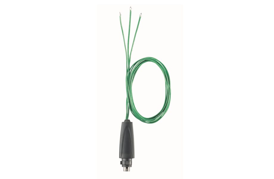 Temperature probe to determine U-value, triple sensor system