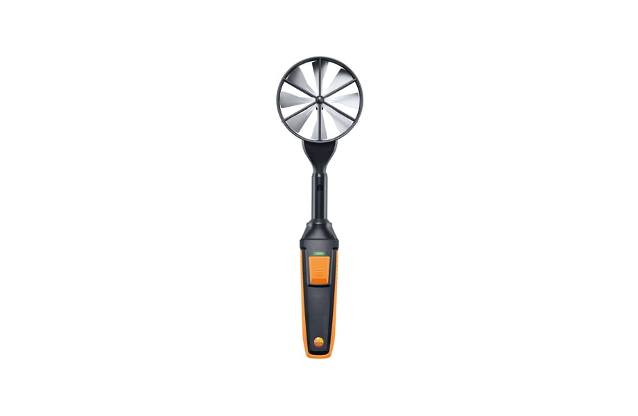 Sonda de molinete de alta precisi&oacute;n (&Oslash; 100 mm digital) con Bluetooth&reg; incl. sensor de temperatura