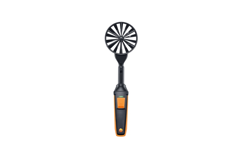 Vane probe (&Oslash; 100 mm, digital) with Bluetooth&reg; including temperature sensor