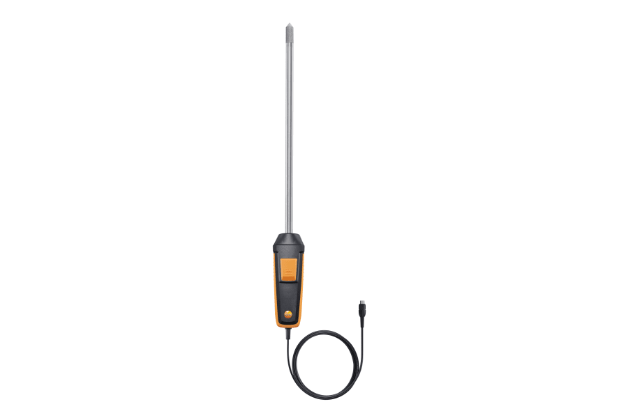Sonde d'humidit&eacute; et de temp&eacute;rature robuste (num&eacute;rique) - pour des temp&eacute;ratures jusqu&rsquo;&agrave; +180 &deg;C, avec fil