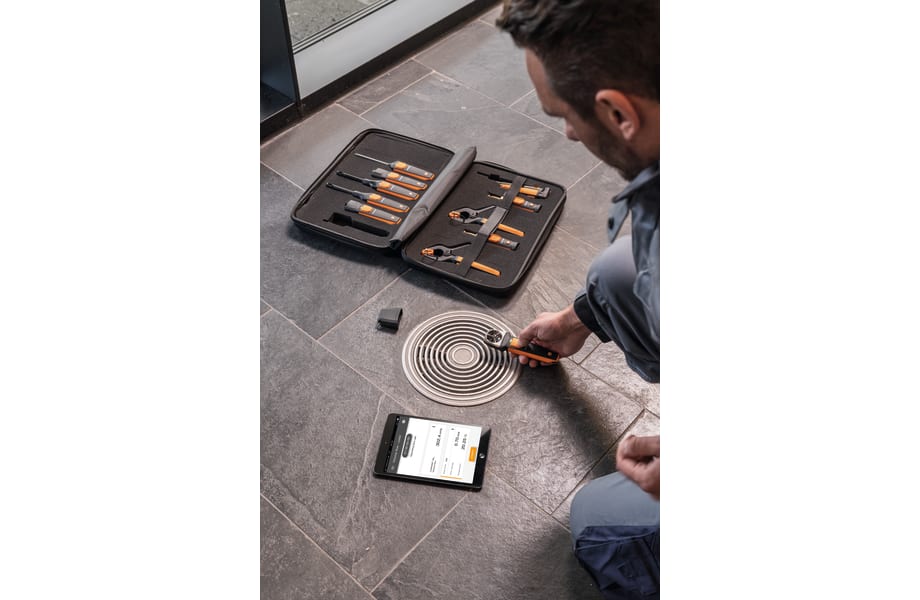 aplicaci&oacute;n testo Smart Probes HVAC set
