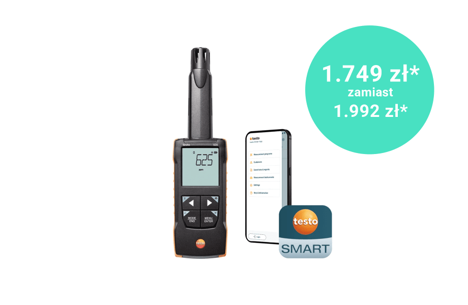 testo 535 Cyfrowy miernik CO₂