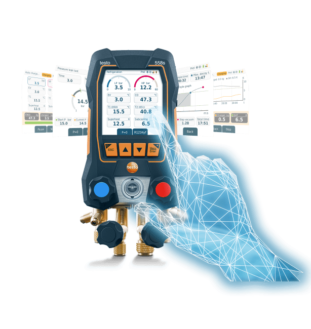 The new testo 558s digital manifold