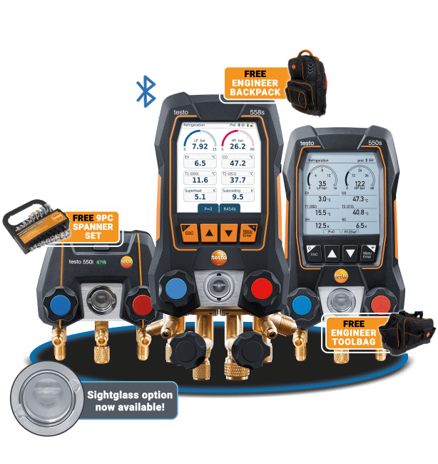 FREE gift with testo Flue Gas Analysers