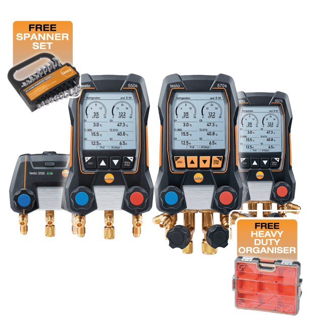 FREE gift with testo Flue Gas Analysers