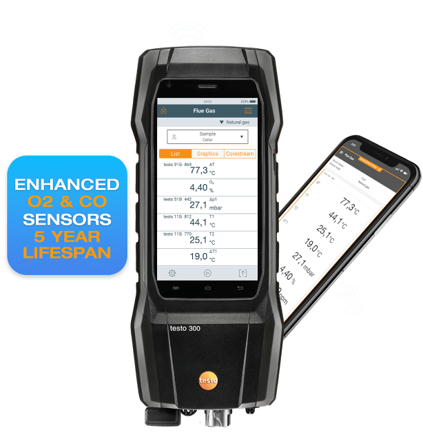 Flue gas analyser testo 300 NEXT LEVEL