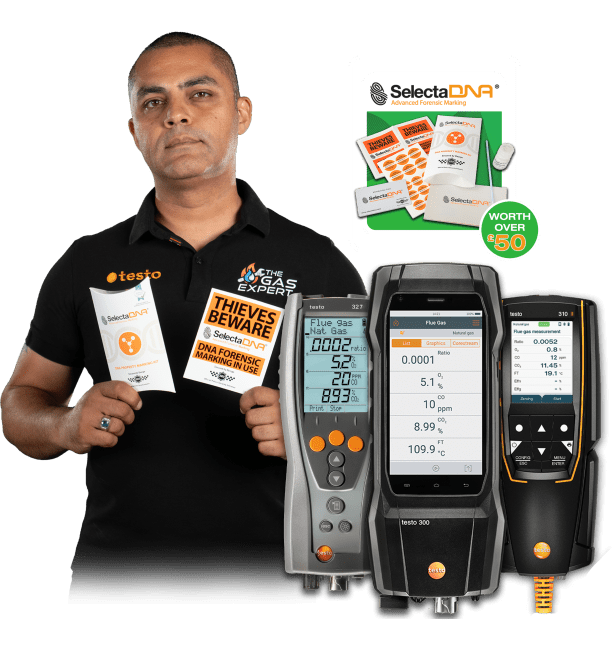 FREE gift with testo Flue Gas Analysers