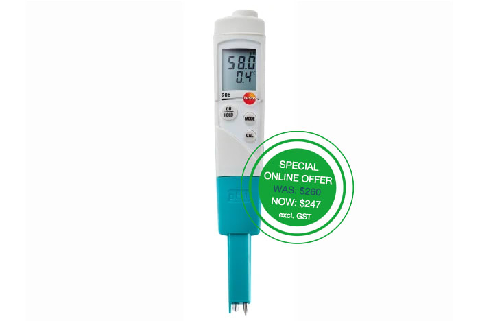 testo 206-pH1 - pH meter for liquids