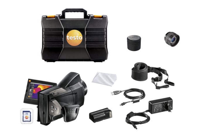 testo 885 kit – Thermal imager with two lenses